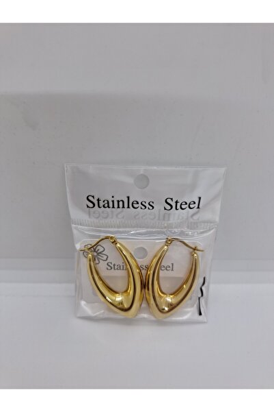 stainless steell ÇELİK HALKA KÜPE 3,5 CM