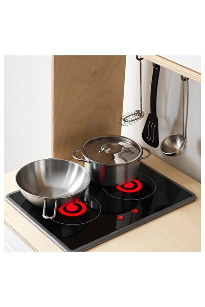 IKEA OYUNCAK TENCERE SETİ 4'LÜ ÇELİK TENCERE