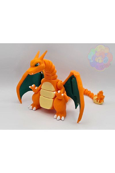 NOMOTHETIC Charizard - Movable Flexible Pokémon Figure