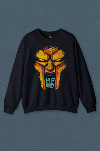 so cool Hanorac albastru bleumarin Mf Doom Hip Hop Doomsday J Dilla Rap Impri...