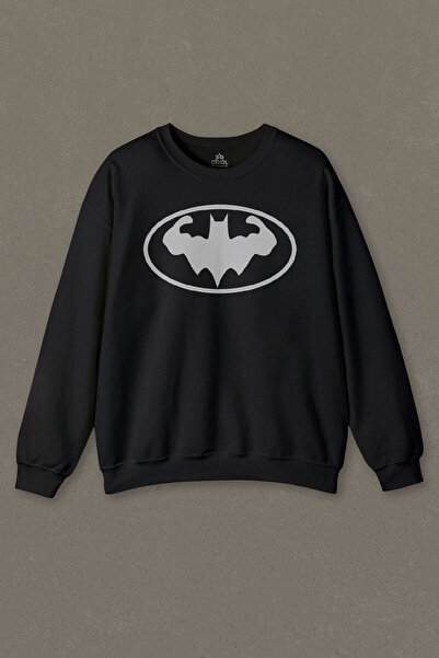 so cool Μαύρο Unisex Φούτερ Γυμναστικής και Fitness Batman Bodybuilding Αθλητ...