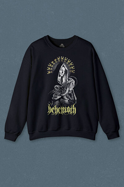 so cool Hanorac bleumarin Behemoth Gotic Black Metal Rock Music Death Music I...