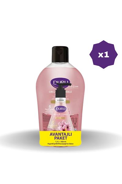 Duru Liquid Soap(1500 Ml+500Ml) Cherry Bloom - (1 Piece)