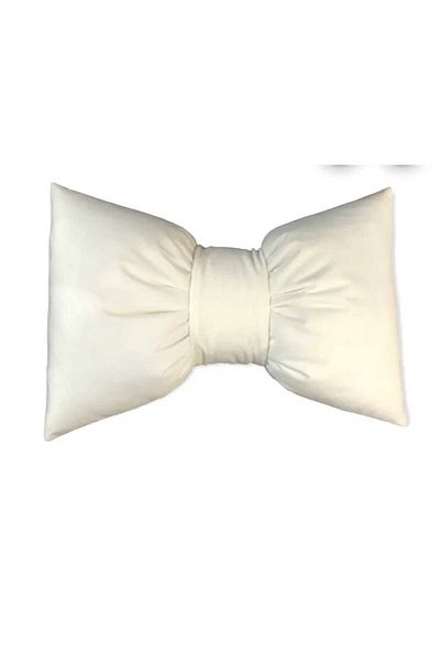 Hobizer Textile Decorative Bow Pouf Pillow 50X40 cm