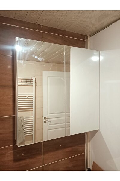 STİLLMOBİLYA iki kapaklı lavabo üzeri aynalı dolap