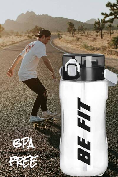 MEDUSHOP Watermode Giant Water Bottle - Water Bottle 1500 ml for Sports, Hiking, Here, School