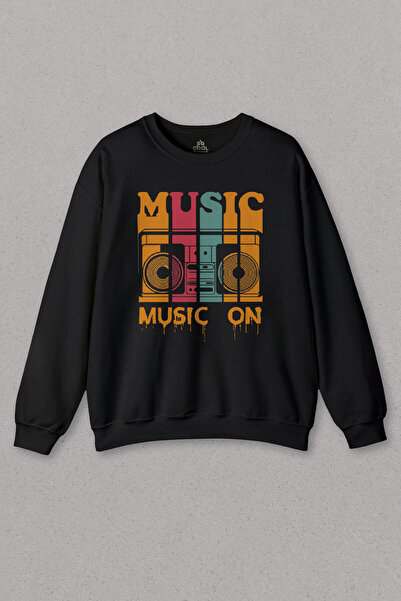 so cool Unisex majica sa kapuljačom Muzika Muzika na kaseti Štampano Znoj