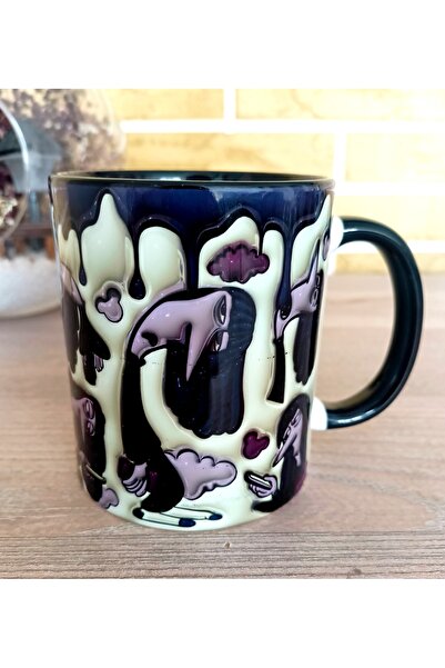 Mugs and love Ters Yüz 2 Can Sıkıntısı Büyük Boy Porselen Kupa