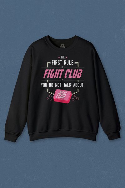 so cool Hanorac unisex First Rule Of The Fight Club Primul regulă Imprimat