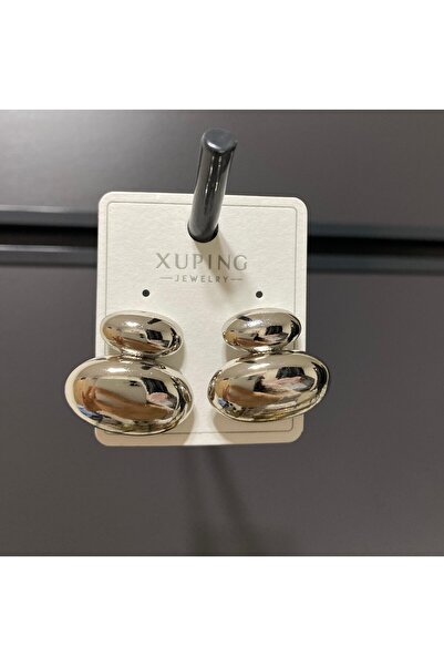 luxyansımalar Xuping Steel Silver Color Earrings