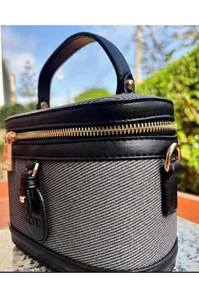 DEV 3 ADAM Black Gray Box Model Crossbody Women's Handbag