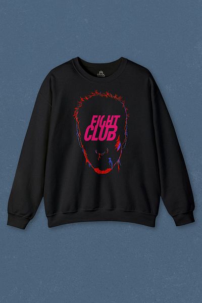 so cool Hanorac unisex Fight Club Film Tyler Durden Sweat imprimat