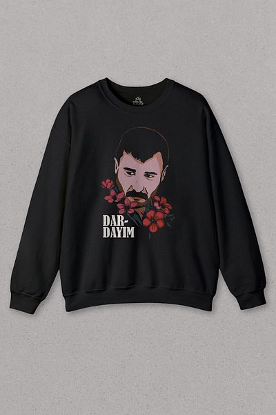 so cool Hanorac unisex Azer Bülbül Dardayim Arabesque Printed Sweat