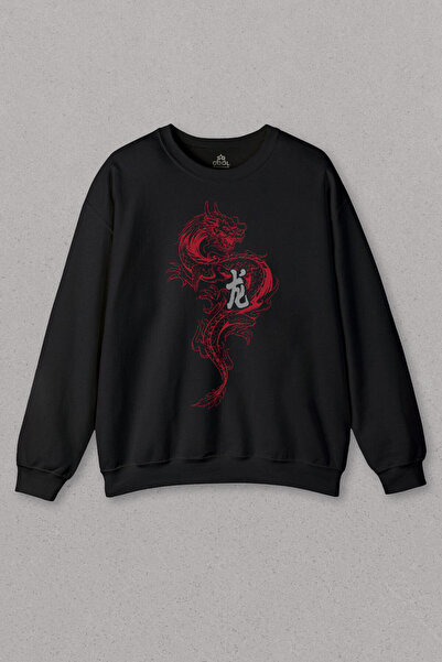 so cool Unisex dukserica Ejder Dragon Daleki istok Japanski Drake Japanski Št...