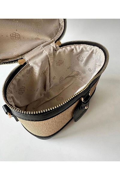 DEV 3 ADAM Black Cream Box Model Women's Handbag