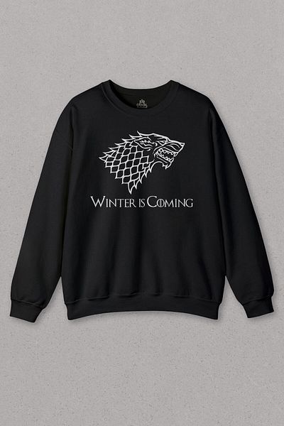 so cool Seria de hanorac unisex Game of Thrones Winter Is Coming Sweat imprimat