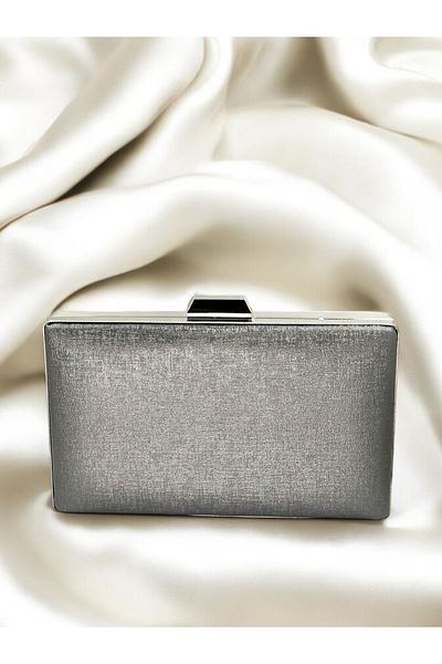 Wedding Fashion Culoarea platină Geantă pentru rochie de seară Mat Anti zgârieturi Portofoliu Poșetă Clutch Nuntă Logodna Absolvire Henna Bal