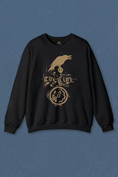 so cool Unisex majica The Cure Crown Music Rock Štampano Sweat
