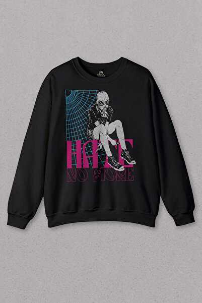 so cool Unisex dukserica Hate No More 2K 22 Acid Street Culture Urban Štampan...