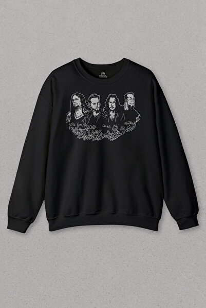 so cool Unisex crna majica Heavy Metal Metallica Muzika Muzika Štampano Znoj