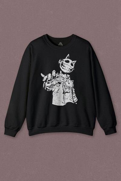 so cool Unisex dukserica Jester J Smile Venom Gothic Maske Street Štampano Sweat