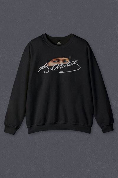 so cool Hanorac unisex Atatürk Signature Gazi Mustafa Kemal Transpirație impr...