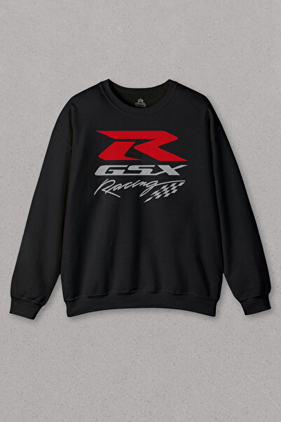 so cool Unisex crna majica za motorcikle GSX-R trkaći motocikl Štampano