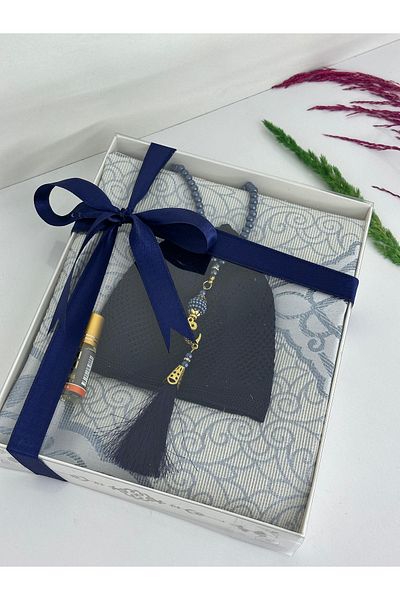 Markapolin Mevlid Crucifix Umrah Gift Set - Prayer Rug, Writing and Rosary