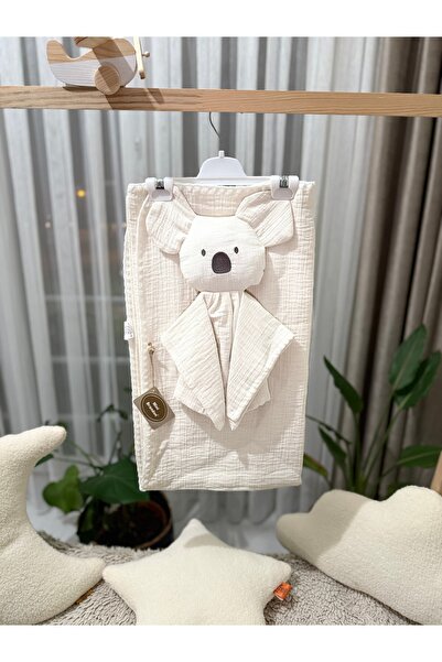 Mini Brandon Muslin Blanket and Koala Sleeping Companion Set