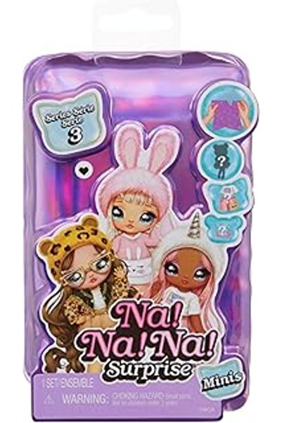 MEGA MGAE Na! Na! Na! Surprise Minis Sürpriz Bebeği S3, Oyuncak
