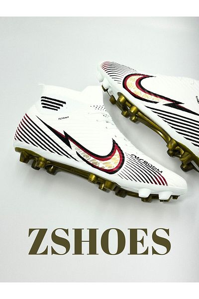 ZSHOES New Color Lace up Stretchy Football Boots with Unisex Astroturf/Grass Field Socks