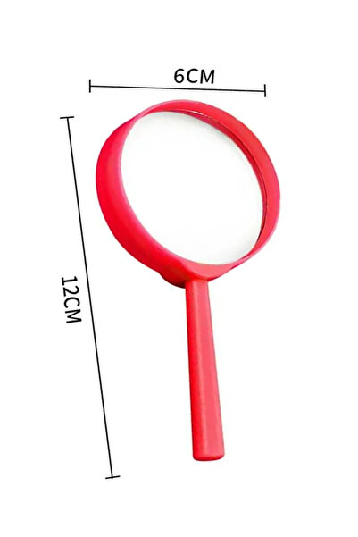 Hyd 12 Pcs Toy Plastic Magnifying Glasses Gift with Clear Bag Preschool Birthday Karne Gift