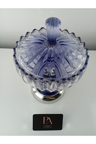 Palpe Crystal Gondola Sugar Bowl Presentation Bowl Promise Engagement Girl Promise Chocolate Bowl Decorative Object Trinket Ornament