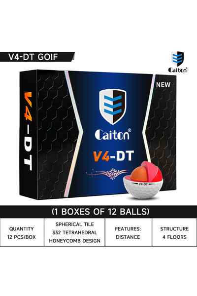 Choice ١٢ كرة جولف من كايتون برو - ٤ طبقات، دوبونت سورلين، تضيف ٣٠ ياردة، أداء مثالي للبطولات