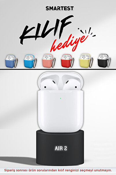 SMARTEST Beyaz Ios Android Uyumlu Kablosuz Bluetooth Kulaklık Karışık Renk Kı...