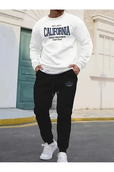 FULL TOLERANCE Καλιφόρνια EST.1977 Σετ φόρμας από βαμβακερό με εμπριμέ ΠΟΔΗΛΑΤΟ