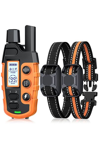 Choice For 2 Dogs 3300ft Electric Dog Training Collar Remote Control Waterproof Pet Behaviorfor 5-120lbs Pu