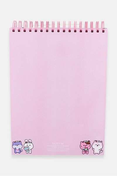 Votum Choose Happy Sketchbook With Sticker Pens, Purple