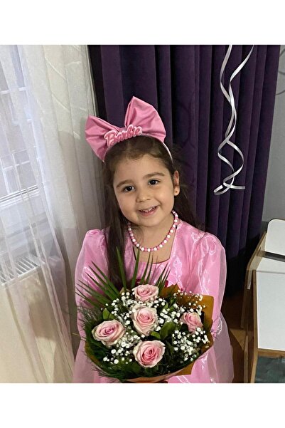 Stil Tasarım Toka Pembe Taç