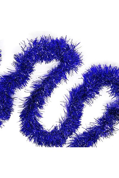 CEKAVE Blue Imported - 2 Meters Length, 10 cm Width, Mega Thick Glitter Ornament for Party