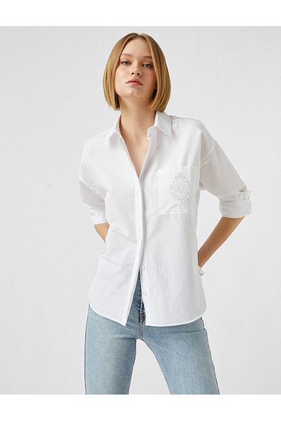 Koton Long Sleeve Poplin Shirt