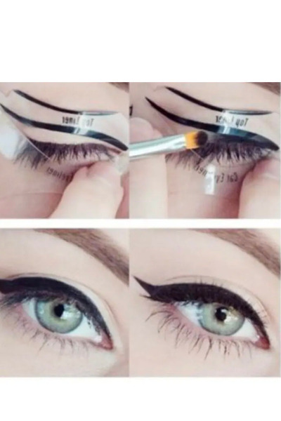 skycott 3lü göz kalemi çekme aparatı takımı kolay eyeliner sürme aparatı 3 ürün