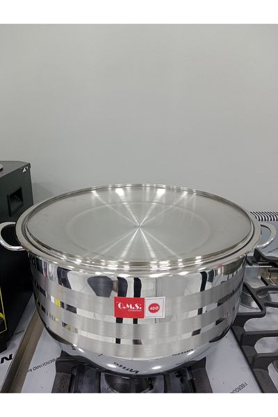OMS Steel Large Pot 40*24 cm