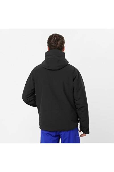 Salomon Lc2353200 Highland Jacket Primaloft ® Thermoplume Insulation Ski Coat Men's Coat Black