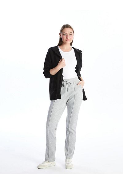 LC Waikiki LCWAIKIKI Basic γυναικεία ελαστική μέση μονόχρωμη φούτερ