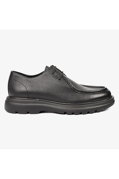 Greyder 17881 Men's Black Genuine Leather Classic Shoes