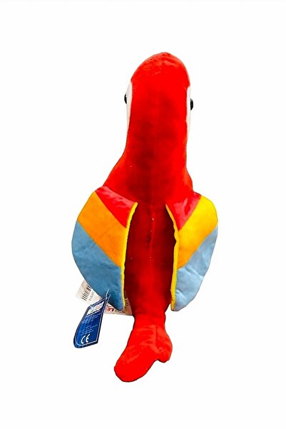 Şeker Adası Peluş Oyuncak Kırmızı Papağan Kuş 30 cm