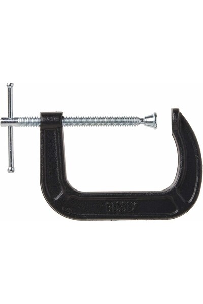 Bessey مشبك على شكل حرف C مصنوع من الفولاذ المطروق CM40، سعة 4 بوصات، عمق فتح...