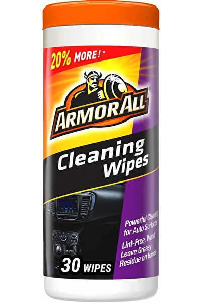 Armor ALL مناديل تنظيف داخلية للسيارة - 30 قطعة |   منظف لوحة القيادة والفيني...