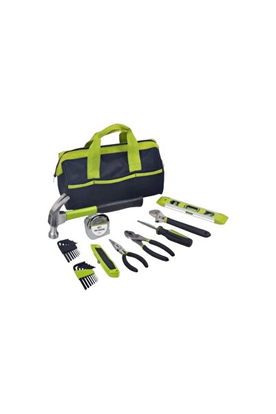 MASTER MECHANIC طقم أدوات منزلية مكون من 24 قطعة مع حقيبة حمل، مطرقة بمخلب 16...